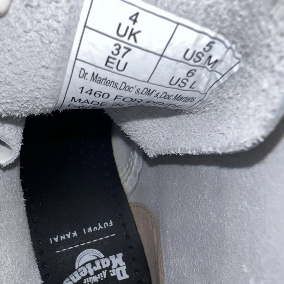 Dr. Martens 1460 Pride Fuyuki Kanai Combat Boots Unisex Sz. M5 W6 MSRP $180 NWOB - Picture 6 of 6